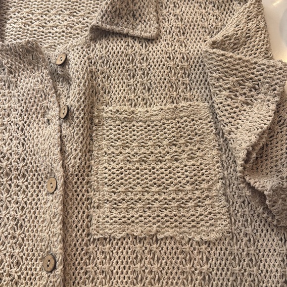 Free people Wave Maker Romper, small in tan color - Picture 11 of 16